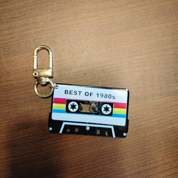 Cassette Tape & Record Keychains/Bag Charms - Picture 7 of 9